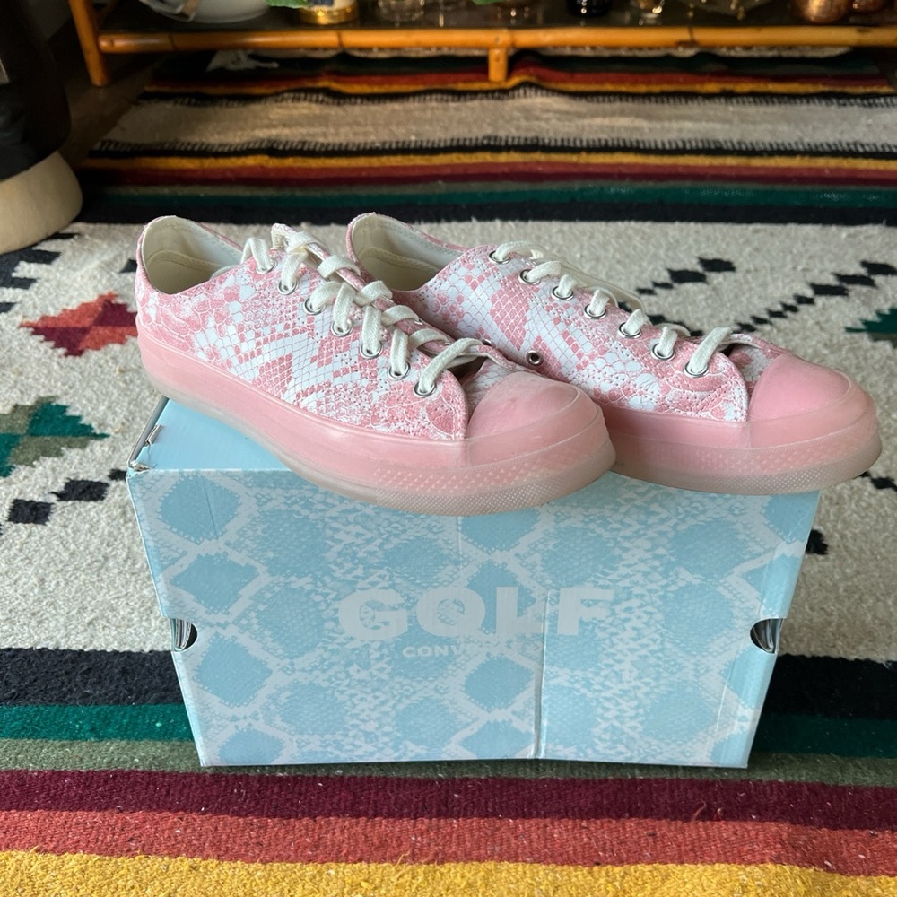 Converse x Golf Wang Pink Snake Size 9